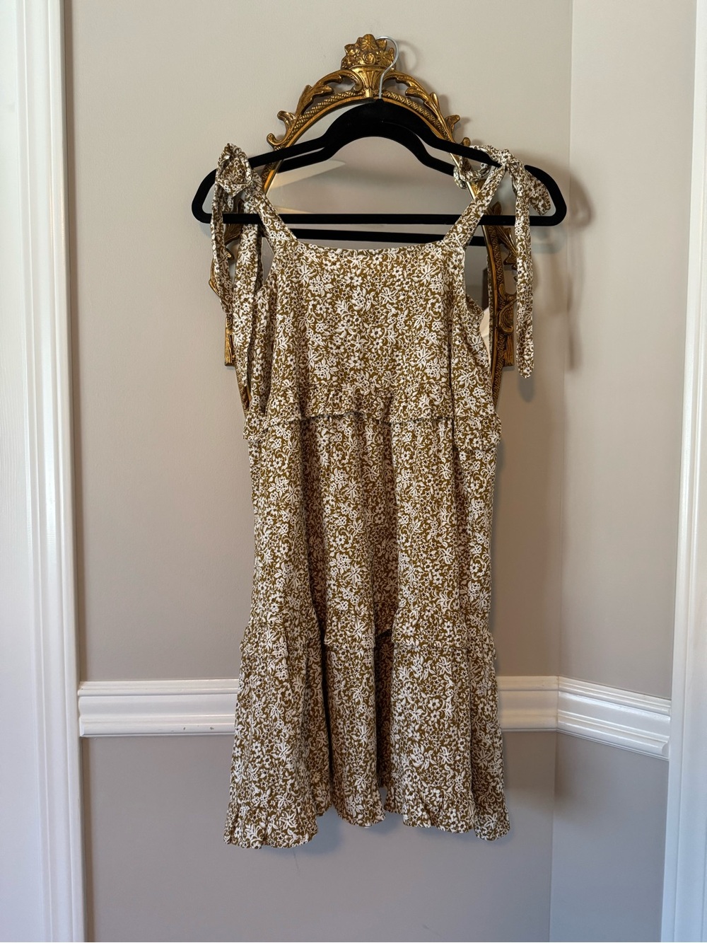 Rylee + Cru Floral Tie-Shoulder Sundress